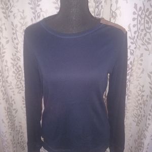 Ralph Lauren Elbow Patch Top